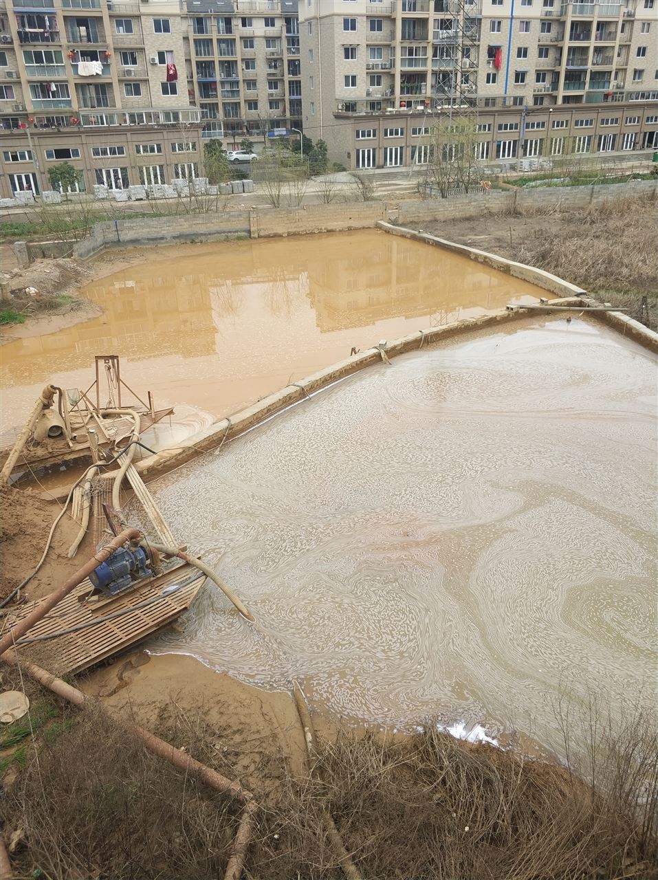 和田沉淀池淤泥清理-厂区废水池淤泥清淤
