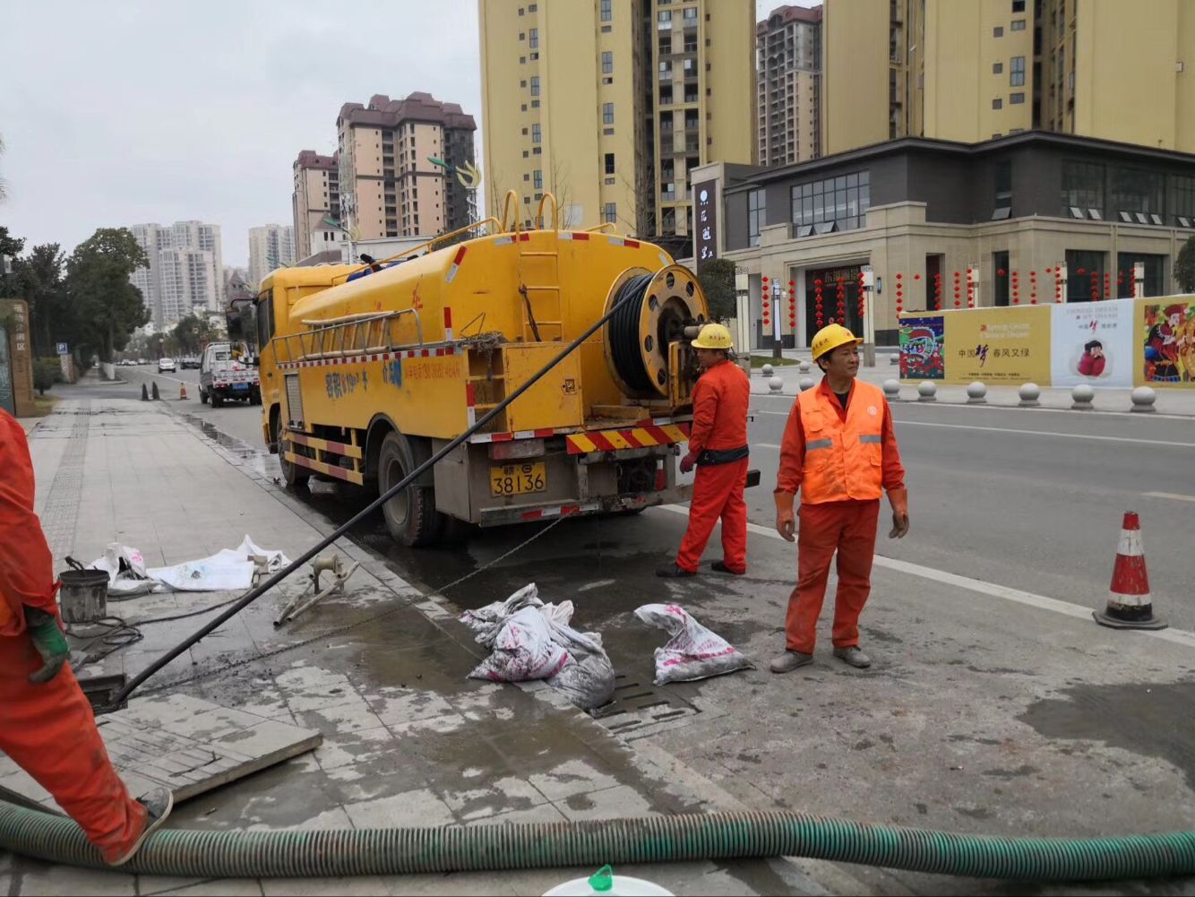 和田排污管道清淤-管道清洗